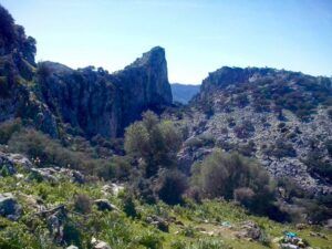 sendero salto del cabrero en cadiz